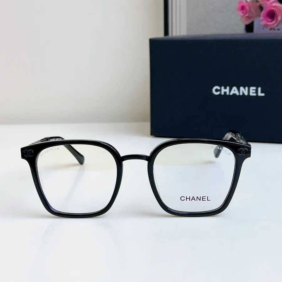 P105 CHANEL Black Warrior Fuxing Eyewear Frame