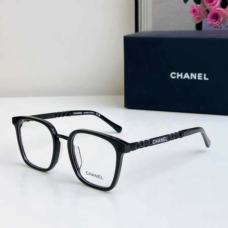 P105 CHANEL Black Warrior Fuxing Eyewear Frame