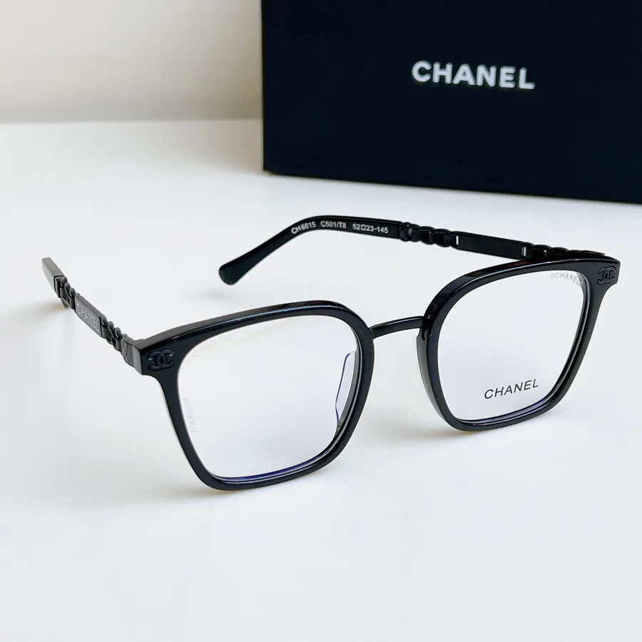 P105 CHANEL Black Warrior Fuxing Eyewear Frame