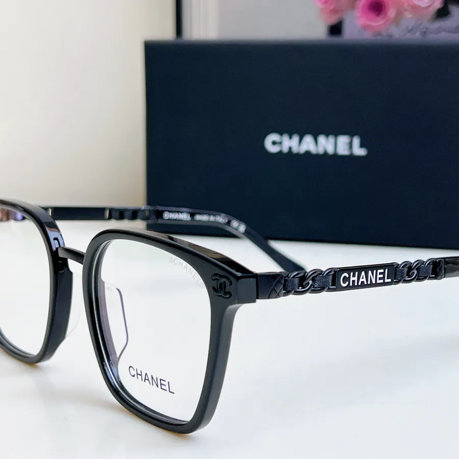 P105 CHANEL Black Warrior Fuxing Eyewear Frame