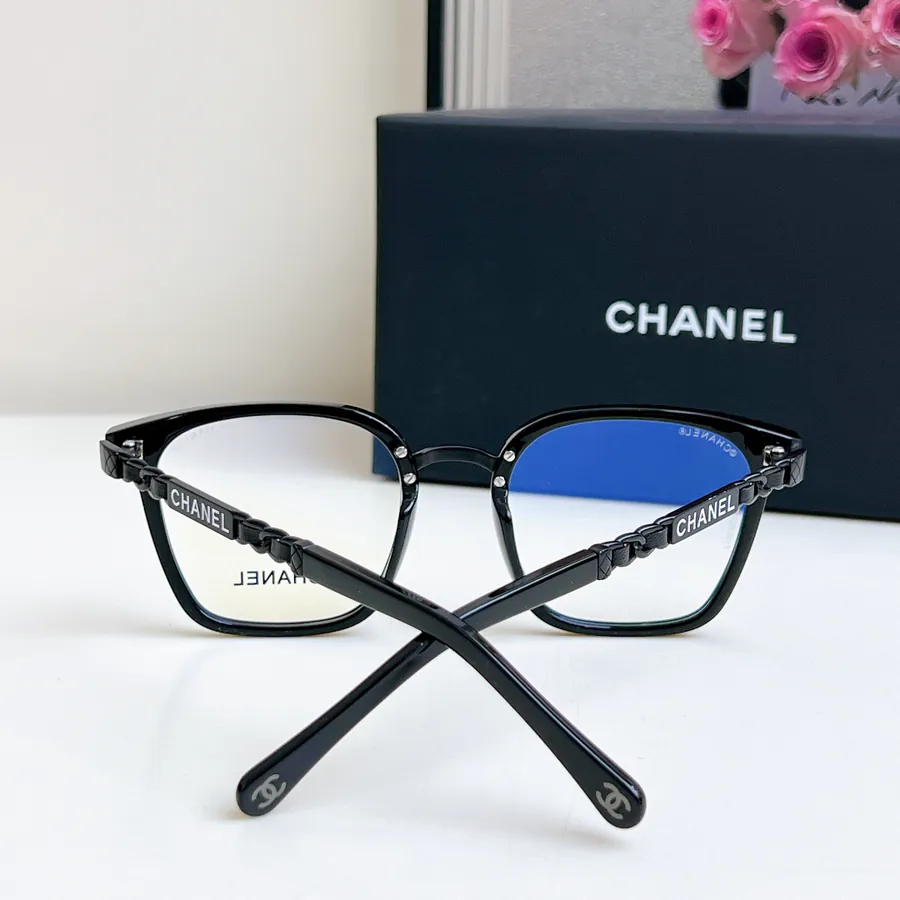 P105 CHANEL Black Warrior Fuxing Eyewear Frame
