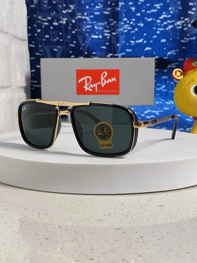 RAYBAN RB4413 New Fashion Frame Colorful Trendy Sunglasses Square Frame, Unisex