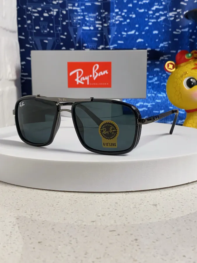 RAYBAN RB4413 New Fashion Frame Colorful Trendy Sunglasses Square Frame, Unisex