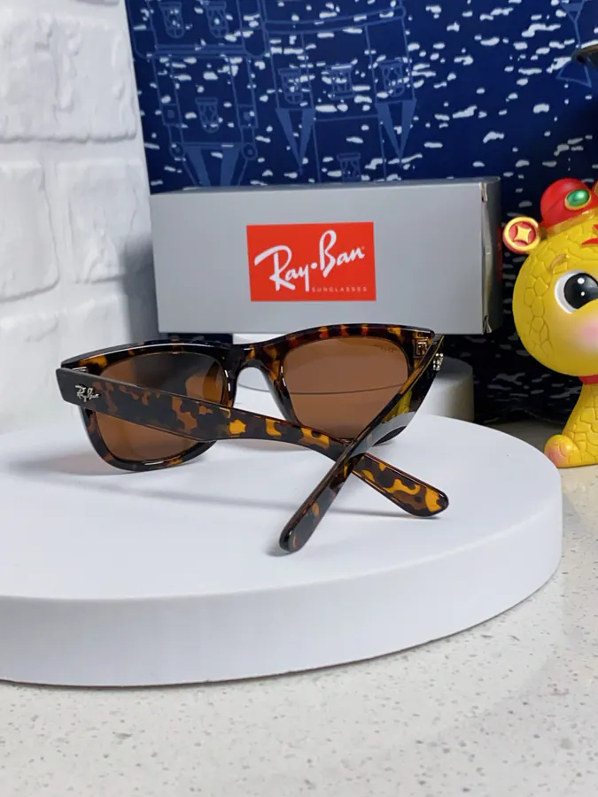 RayBan 2025 New Model Chengyi Style Retro Sunglasses Frame with Flip Mirror Lenses