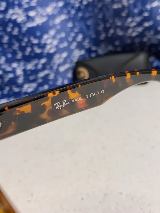RayBan 2025 New Model Chengyi Style Retro Sunglasses Frame with Flip Mirror Lenses