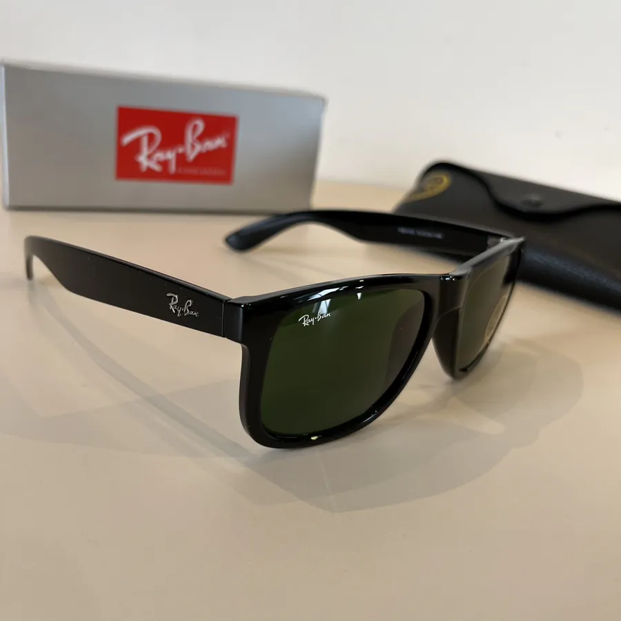 Ray Ban Trendy Unisex Sunglasses with Glass Lenses