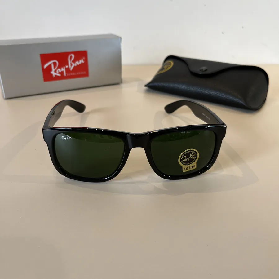 Ray Ban Trendy Unisex Sunglasses with Glass Lenses