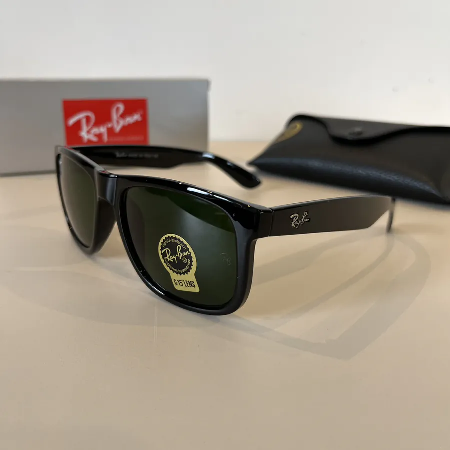 Ray Ban Trendy Unisex Sunglasses with Glass Lenses
