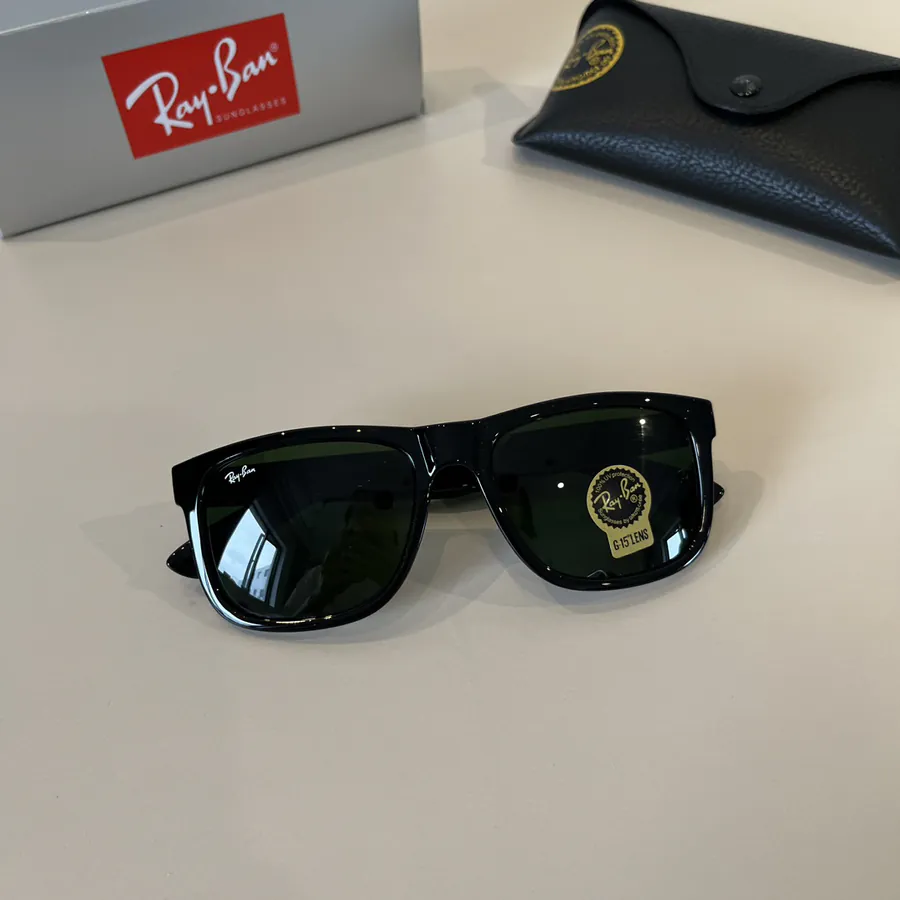 Ray Ban Trendy Unisex Sunglasses with Glass Lenses