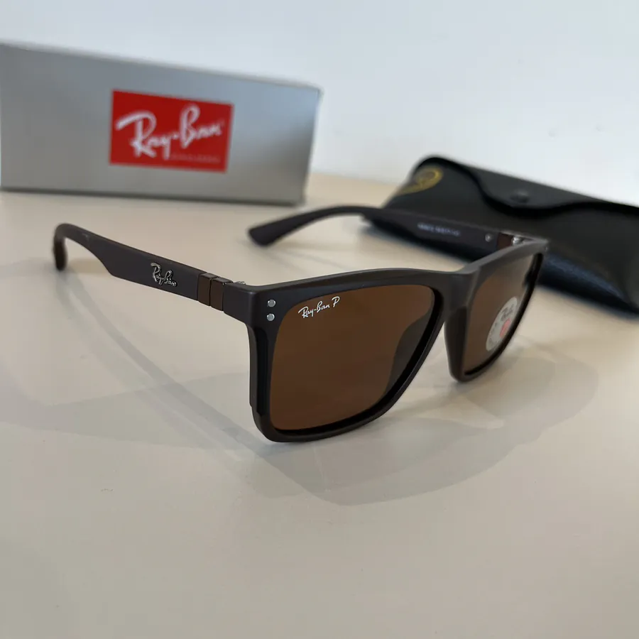 Ray Ban Trendy Unisex Sunglasses with Glass Lenses