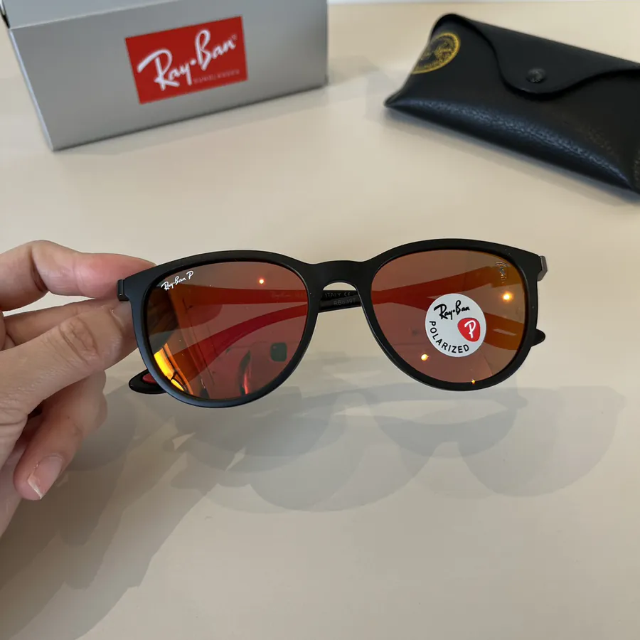 Ray Ban Trendy Unisex Sunglasses with Glass Lenses