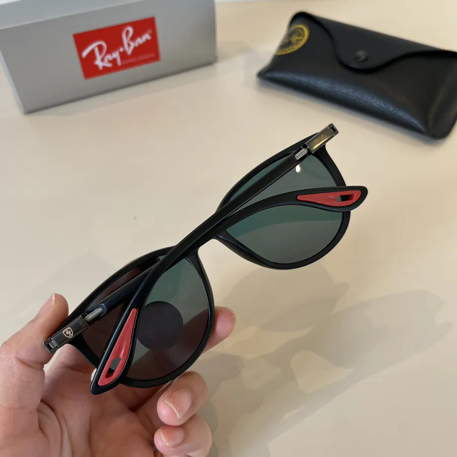 Ray Ban Trendy Unisex Sunglasses with Glass Lenses
