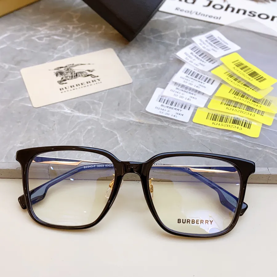Burberry New Optical Frame for Men and Women, Compatible with Glasses