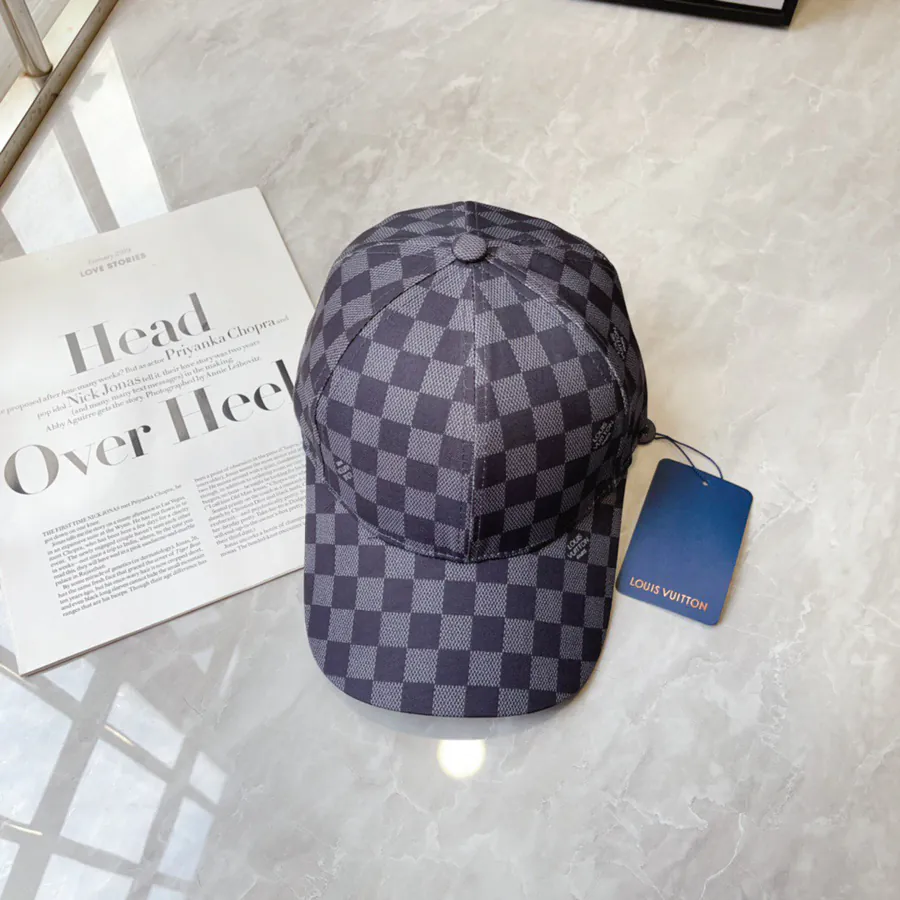 New Arrival Chessboard Baseball Cap