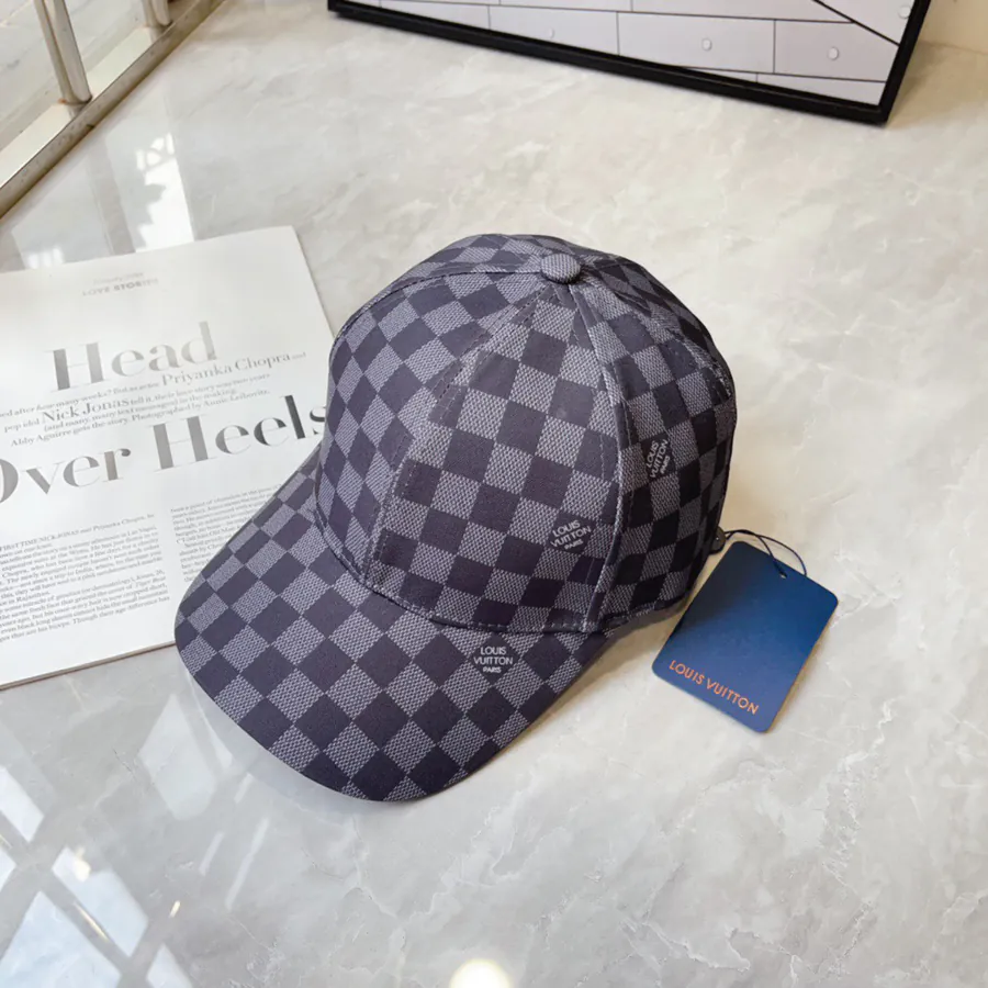 New Arrival Chessboard Baseball Cap