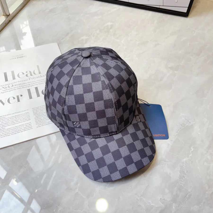 New Arrival Chessboard Baseball Cap