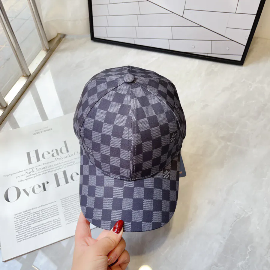 New Arrival Chessboard Baseball Cap