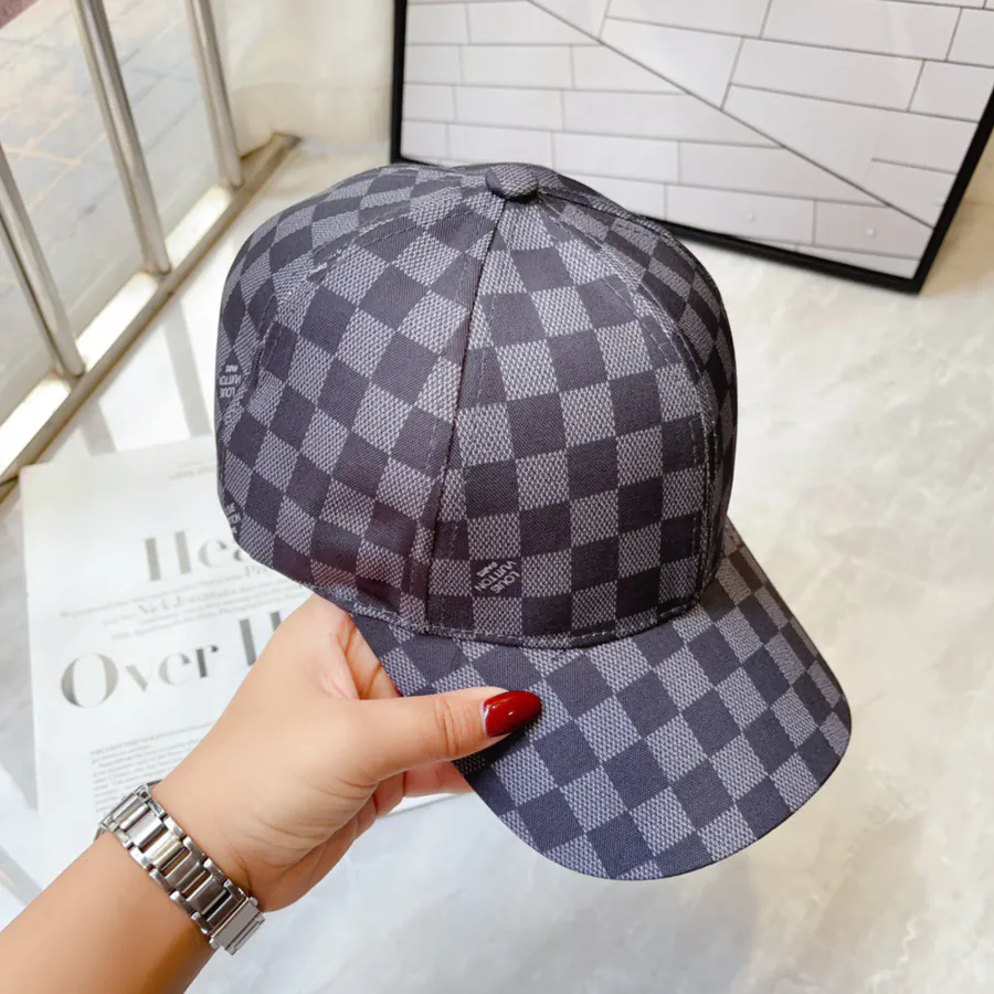 New Arrival Chessboard Baseball Cap