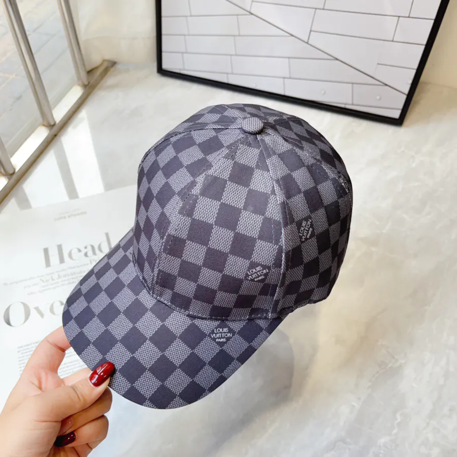 New Arrival Chessboard Baseball Cap
