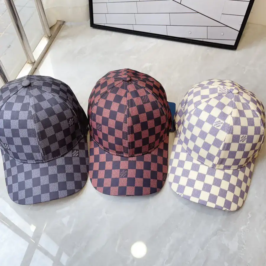 New Arrival Chessboard Baseball Cap