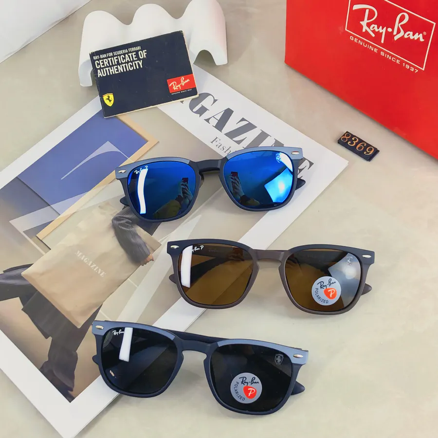 Ray Ban P90 Square Frame Sunglasses