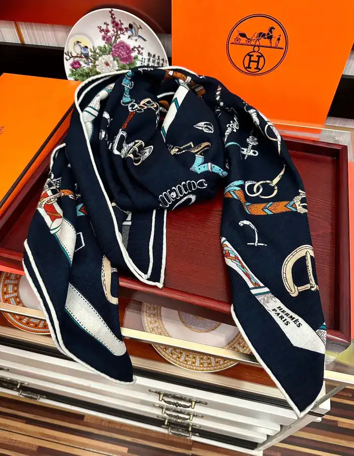 Ames P205 Luxury Scarf Double Sided Color Premium Craftsmanship