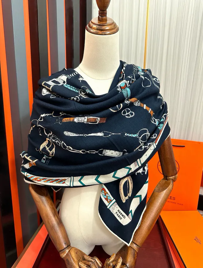 Ames P205 Luxury Scarf Double Sided Color Premium Craftsmanship