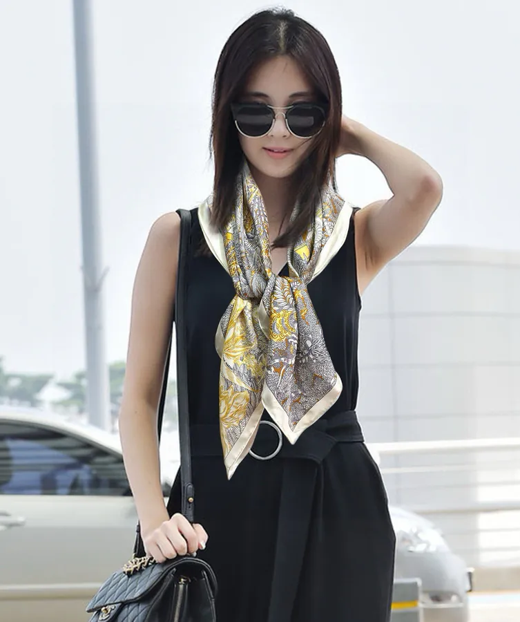 Ames 2024 New Collection Silk Scarf Elegant and Refine