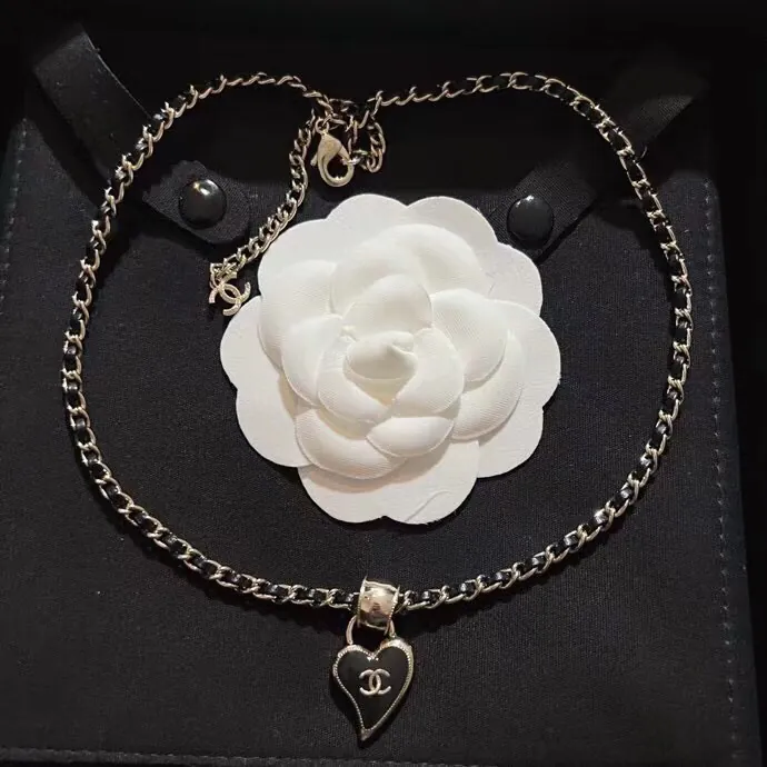 ZG Black Heart Necklace