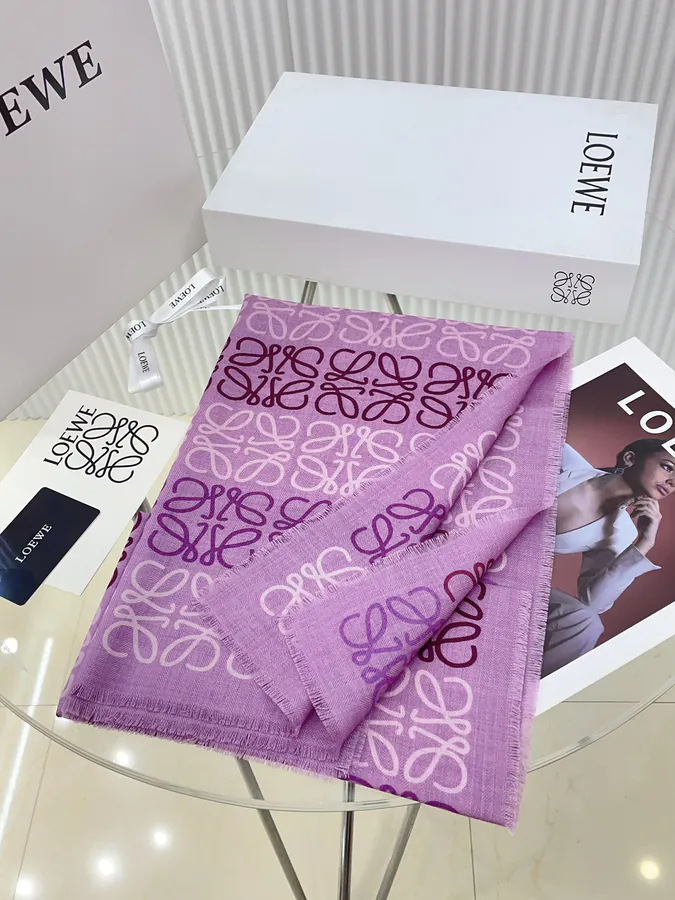 LW Multicolored Logo Scarf