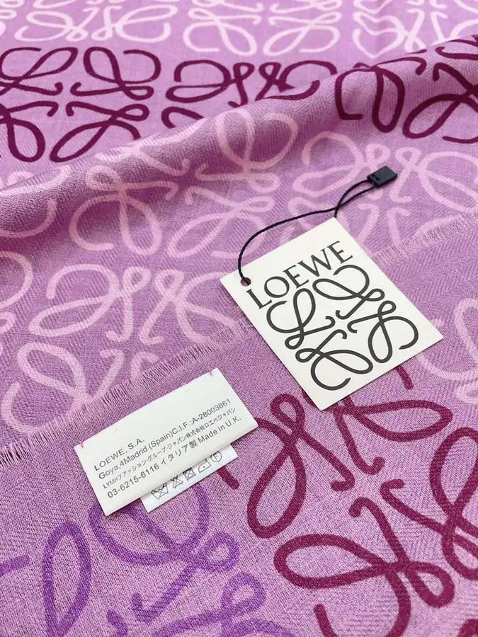 LW Multicolored Logo Scarf