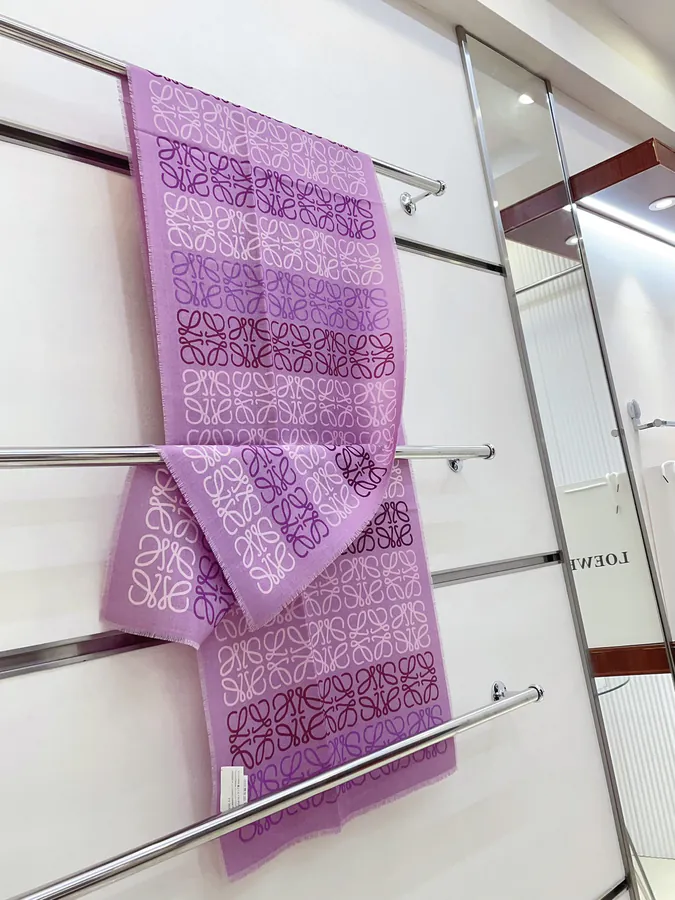 LW Multicolored Logo Scarf