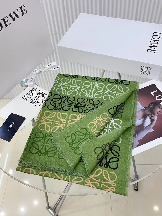 LW Multicolored Logo Scarf