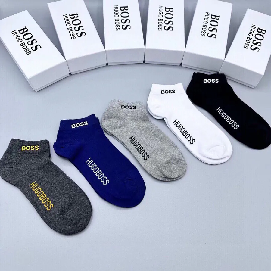 BOSS New Mens Socks Box of Five Pairs