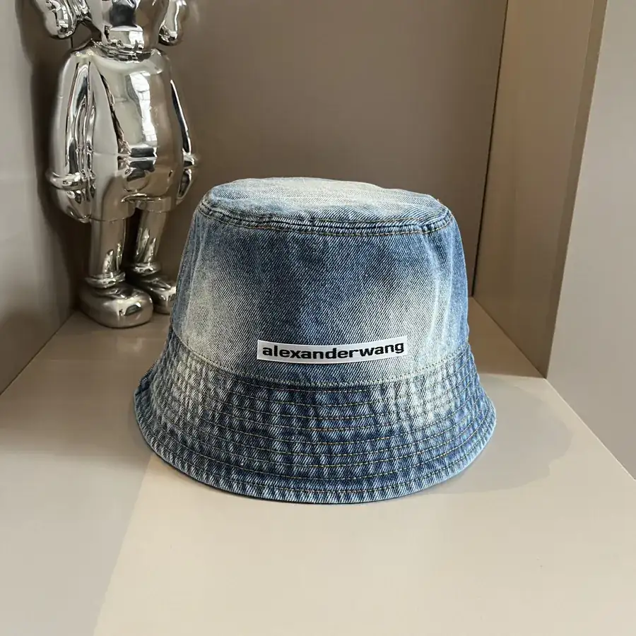 Alexander Wang Denim Fisherman Hat for Men and Women