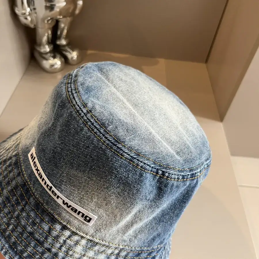 Alexander Wang Denim Fisherman Hat for Men and Women