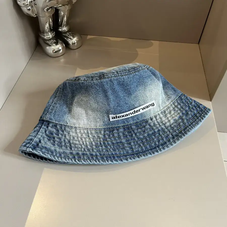 Alexander Wang Denim Fisherman Hat for Men and Women