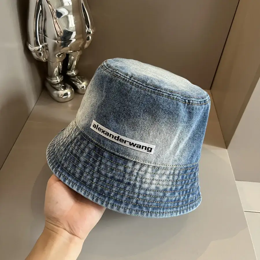 Alexander Wang Denim Fisherman Hat for Men and Women