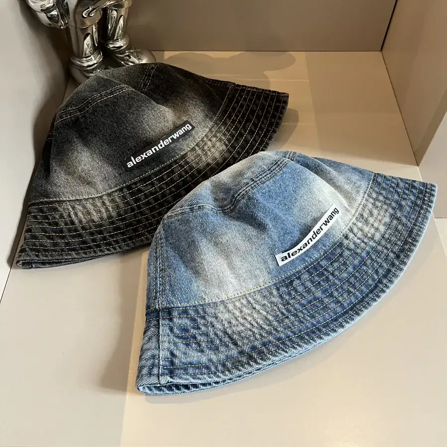 Alexander Wang Denim Fisherman Hat for Men and Women