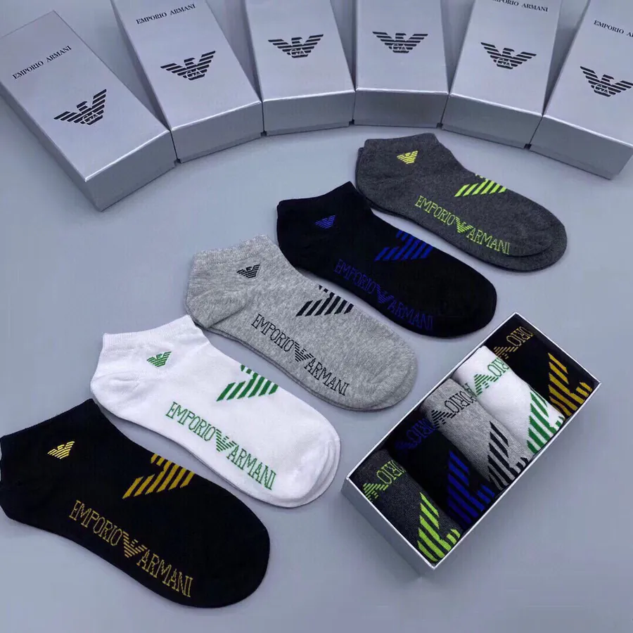 EMPORIO ARMANI · Men's Mini Socks with Classic Logo