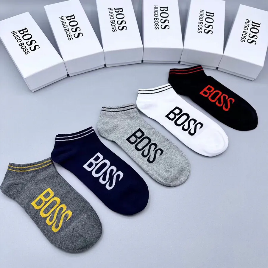 BOSS New Mens Socks Box of Five Pairs