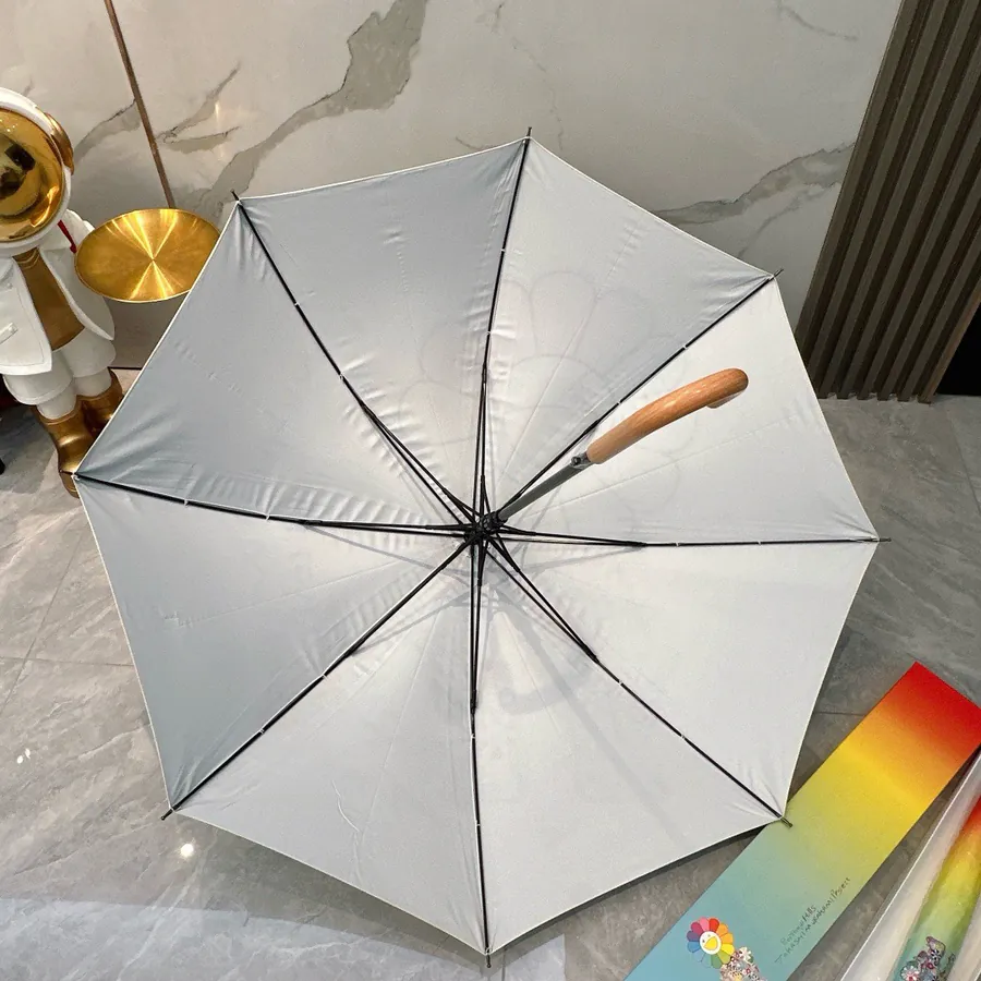 P75 Long Umbrella with Takashi Murakami Sunflower Print Spring New Collection