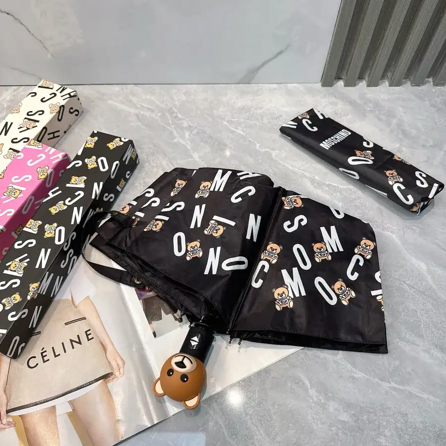 Moschino Letter Bear 2024 Summer Umbrella