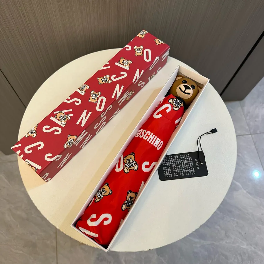 Moschino Letter Bear 2024 Summer Umbrella