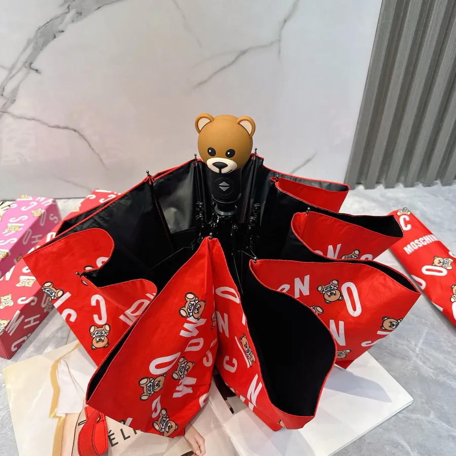 Moschino Letter Bear 2024 Summer Umbrella