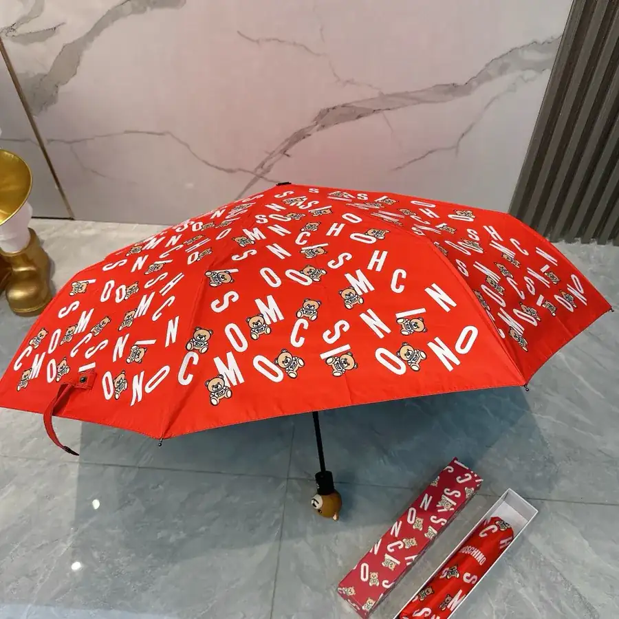 Moschino Letter Bear 2024 Summer Umbrella