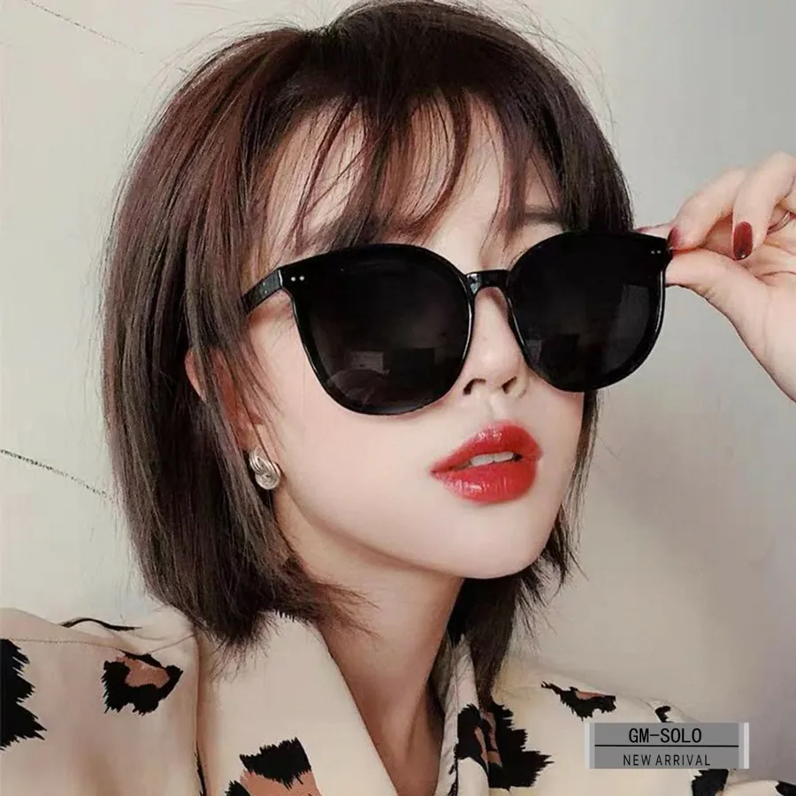 Gentle Monster Sunglasses Solo Frame, Tr Lightweight Material, Grained Calfskin