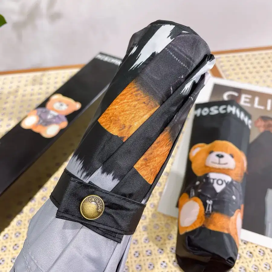 Moschino Bear Head Handle Umbrella Sweet and Stylish