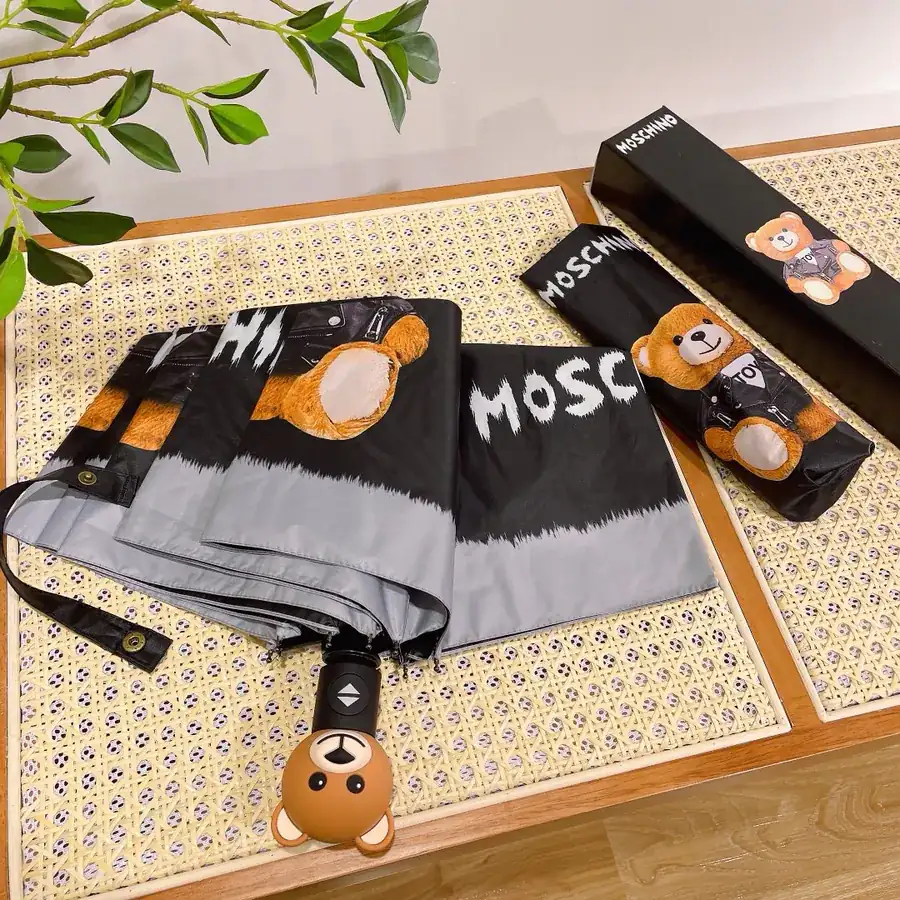 Moschino Bear Head Handle Umbrella Sweet and Stylish