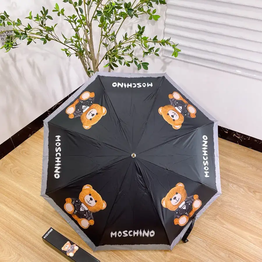 Moschino Bear Head Handle Umbrella Sweet and Stylish